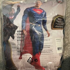 Superman Adult Costume - Blue and Red OS
